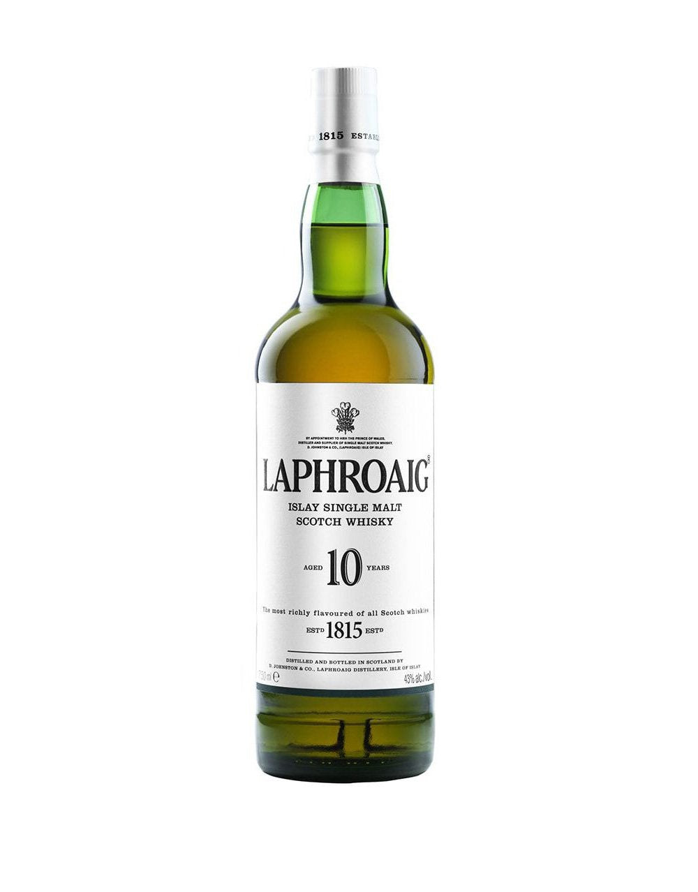 Laphroaig® 10 Years Old Single Malt Scotch Whisky bottle