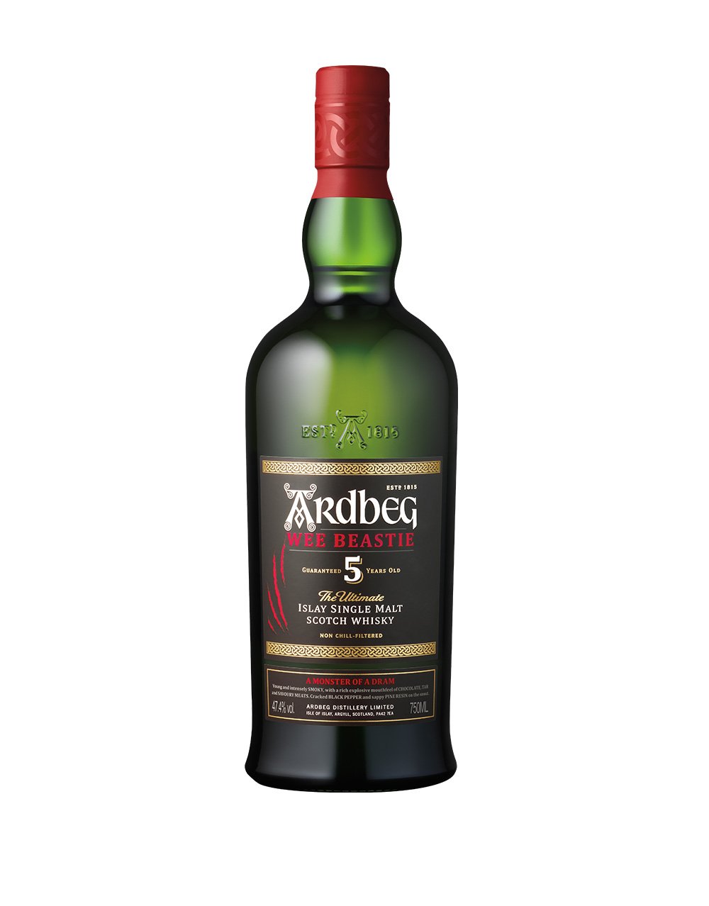 Ardbeg Wee Beastie Single Malt Scotch Whisky bottle