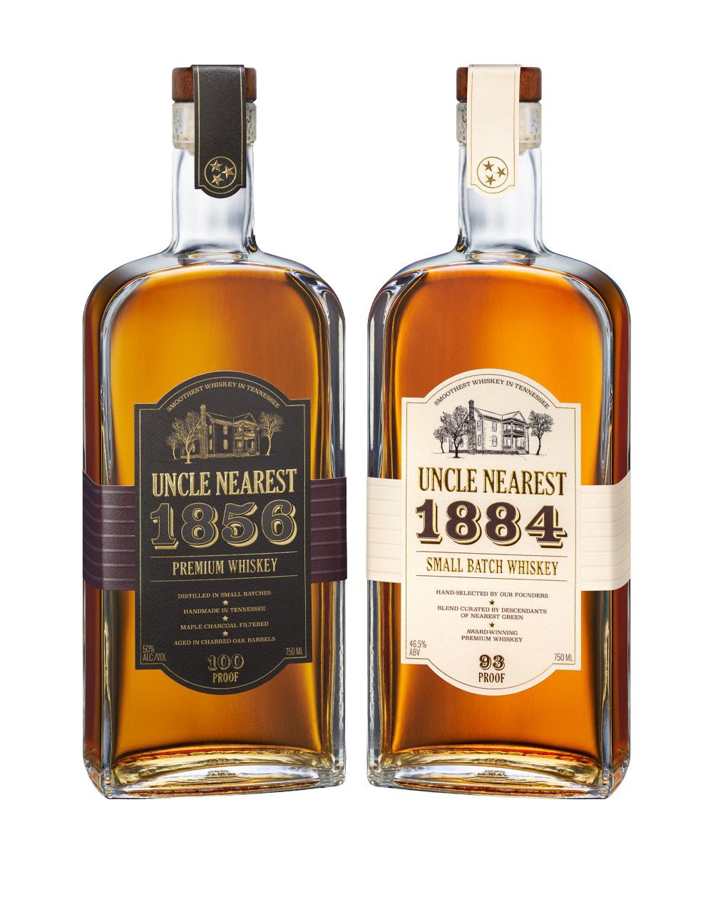 Buy Uncle Nearest 1856 Premium Aged Whiskey & 1884 Small Batch